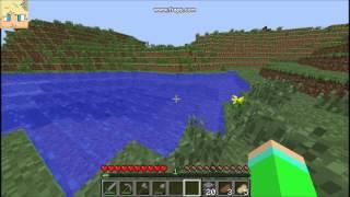 Intel GMA 965 Minecraft gameplay.