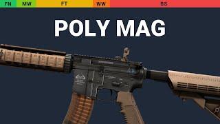 M4A4 Poly Mag - Skin Float And Wear Preview