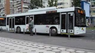 MAZ 203 T trolleybuses from Galati 11.12.2009.