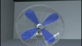 3D MAYA Animation: The Fan