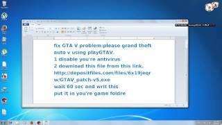 how to fix gta v 3dm problem