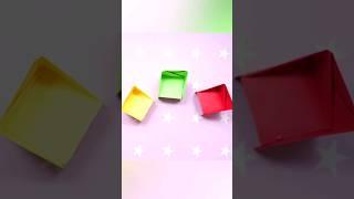 How to make Paper Chair - Origami DIY | Paper Kawaii #shorts #satisfying #origami #papercraft