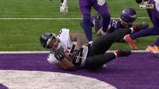 Tyler Allgeier's third rush TD of 2024 opens scoring in Falcons-Vikings game