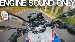 SHE SCREAMS! BMW S 1000 XR BOS exhaust sound [RAW Onboard]