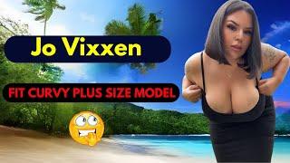 Jojo Vixxen, Facts, Biography, Plus Size Curvy Fashion Model From Usa -los angeles plus size