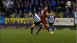 Thomas MEUNIER (Club Brugge) - Double Roulette vs Sporting Charleroi (15.12.2013)