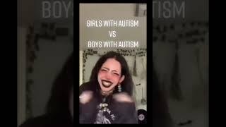 Girls with Autism vs Boys with Autism #shorts #short #shortsfeed #memes