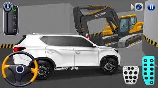 New Rexton car Stuck in Parking Garage - 3D Driving Class 2025 - 3D Driving Class New Update 2025
