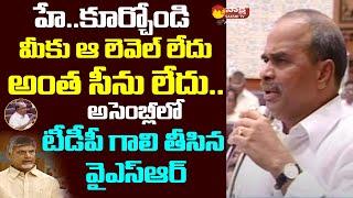 YS Rajasekhara Reddy Strong Counter to TDP Leaders in Assembly | Johar YSR