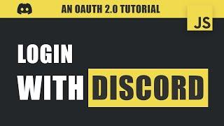 How to easily make a Login with Discord button in Javascript and Express 5 min