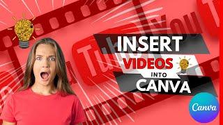 How to Insert - Embed YouTube Video In Canva [2023]