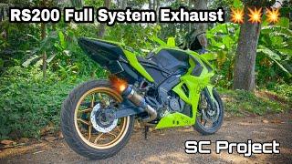 RS200 Full System Exhaust  || SC Project