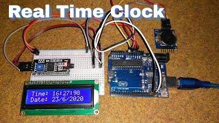 Real Time Clock using DS1307 || Digital Clock with Arduino UNO