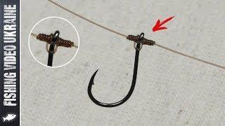 HOW TO TIE A SIDE HOOK WITHOUT A LEASH | FishingVideoUkraine