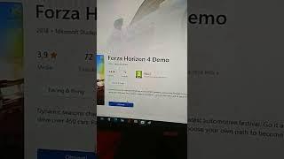 Forza horizon 4  demo Free on Microsoft Store.#shorts