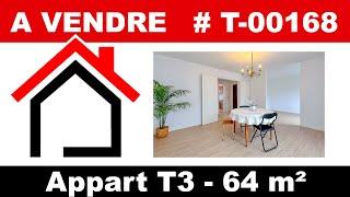 Appartement T3 avec balcon, garage et cave - Quartier Pontlieue - #lemans #appartementavendre