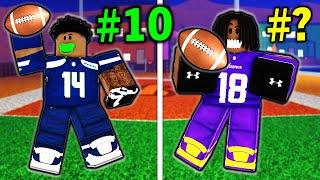 The TOP 10 NFL WRS Take Over NEW HEAD TAP 2v2s in Football Legends!