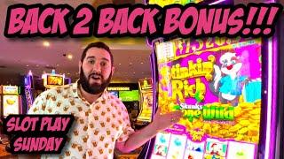 We got a BACK 2 BACK BONUS!!! Stinkin Rich Skunks Gone Wild | Slot Play Sunday at Luxor Las Vegas