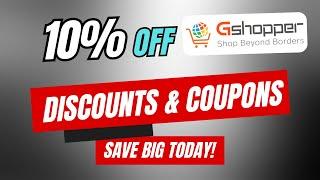 10% Off Gshopper Coupons, Promo Codes & Discounts – Save Big Today!