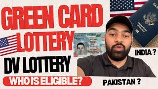 DV-Lottery Visa For USA | Lottery Green Card to Come to America | How to Come To USA on Lottery Visa