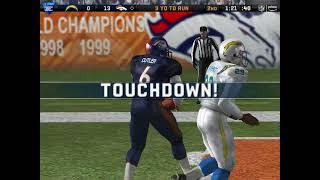 Madden NFL 08 (PC) chargers vs broncos (CPU vs CPU) (amazon prime thursday night football mod)