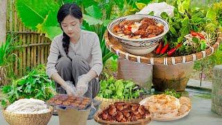 How to Make Famous Dishes of Hanoi Capital, Kebab Rice Noodles and Stuffed Pancake | Nguyễn Lâm Anh