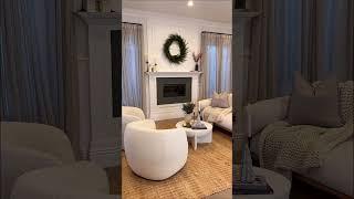 Christmas Fireplace Mantel Decor! Holiday Home Decor 2022 ️