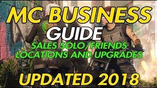 GTA ONLINE - MC BUSINESS GUIDE (UPDATED 2018) SELLING SOLO/FRIENDS, UPGRADES, LOCATIONS