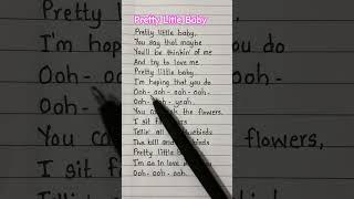Pretty Little Baby part 1 | Song by Connie Francis #prettylittlebaby #lyrics #song #conniefrancis