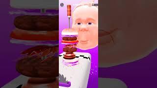 Big XXXL burger full loaded veg and non veg burger and reverse mode #shorts #gaming #youtubeshorts