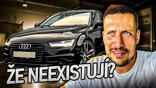 Výběrová auta neexistují? A co jsou tyhle dva kousky? VW T-Roc a Audi A7 společně s novým kolegou.