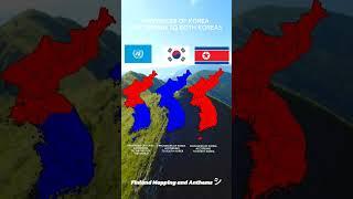 Provinces of Korea according to both Koreas