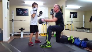 Coach Kuz Kids Focus Mitt Boxing Drills