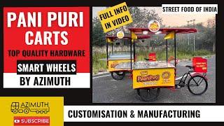 Pani Puri cart I food cart design | food cart design ideas | Street Food India | street cart