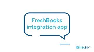 FreshBooks integration app