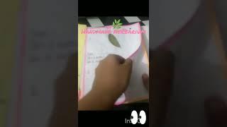 handmade Herbarium  for school projects #herbarium #art #music
