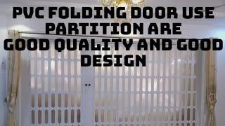 PVC folding door use partition area best quality and good design use living area and study Rome