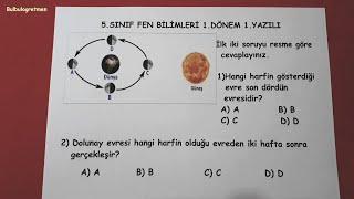 5.sınıf fen bilimleri 1.dönem 1.yazılı soruları  @Bulbulogretmen  #fen #fenbilimleri #5sınıf