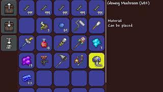 How to get shroomite digging claws+hoverboard and the shroomite armour (terraria)