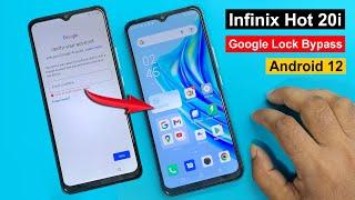 Infinix Hot 20i Google Account Bypass Android 12 | Infinix 20i (X665e) Gmail Lock Bypass Without Pc