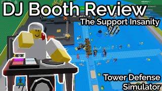 DJ Booth Tower Review - Tower Defense Simulator