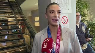 Ivana Spanovic i Strahinja Jovancevic proslavljaju zlatnu i bronzanu medalju TV KCN