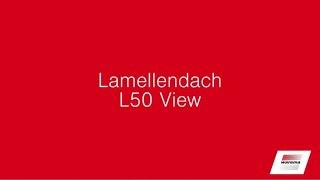 Lamellendach Lamaxa L50 von WAREMA für unbegrenzte Ausblicke