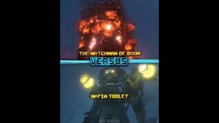 Watchman of doom Vs Mafia Toilet ‎⁨@DaFuqBoom #skibiditoilet #edit #viral