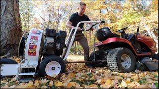 Best way to blow leaves off lawn