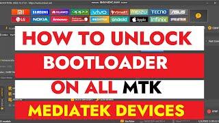 How to Unlock|Relock Bootloader on All MTK|Mediatek Devices|Phones by Unlocktool|OneClick 2023