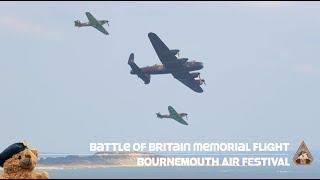 BOURNEMOUTH AIR FESTIVAL 22 Battle of Britain Memorial Flight BBMF | Lancaster, Spitfire & Hurricane