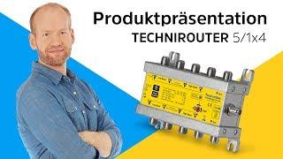 TECHNIROUTER 5/1x4 | Die digitale Einkabellösung ohne Programmeinschränkung | TechniSat