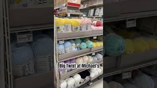 Joann Big Twist yarn is now at Michael’s #joann #michaels #bigtwist