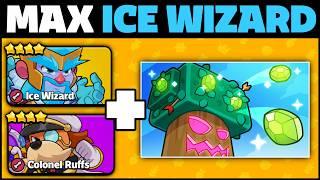 MAXED Ice Wizard is OP at Squad Busters